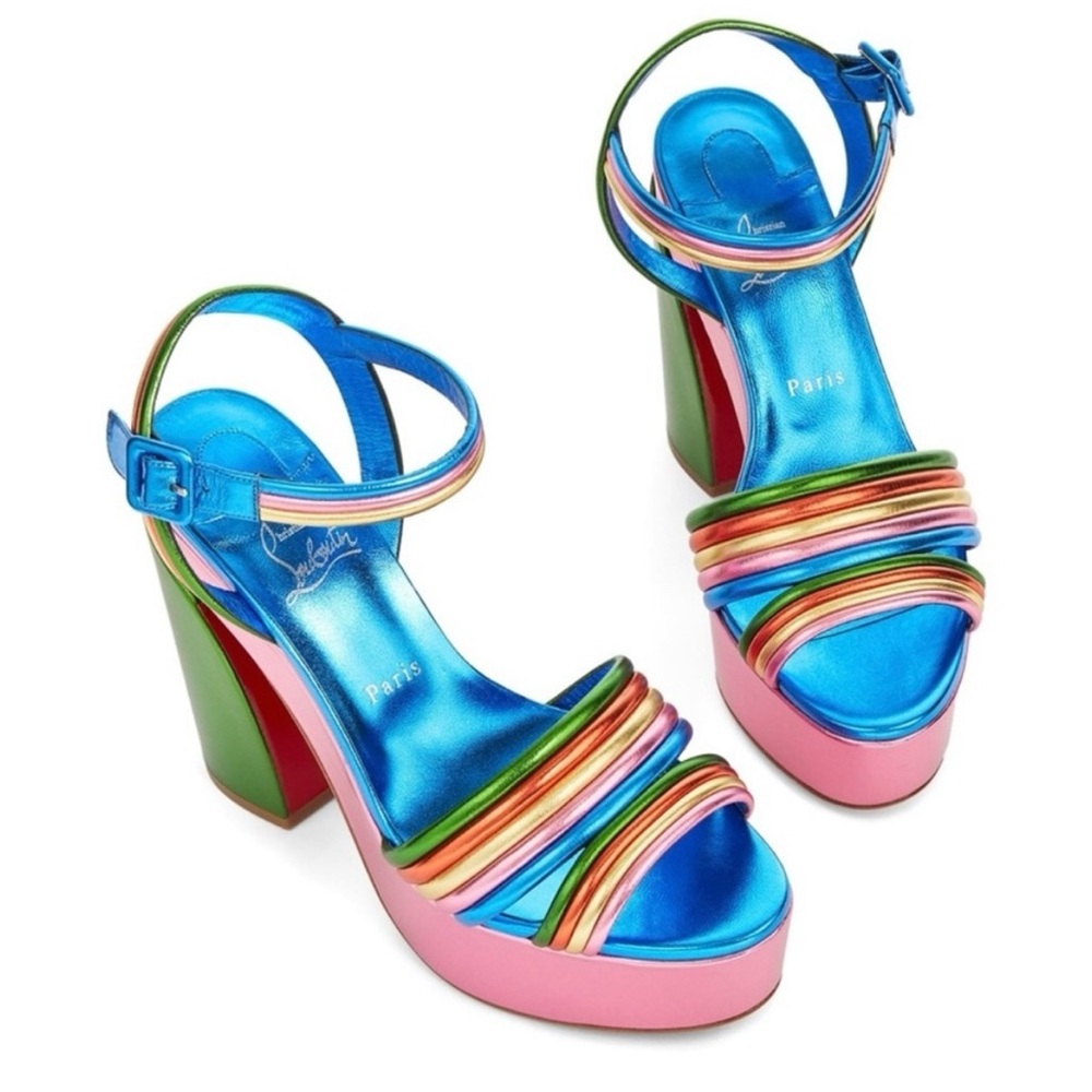 ISO- Christian Louboutin Manola Disco